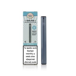 Dinner Lady Blue Menthol Disposable Vape Pen 20Mg 1.5ml