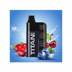 TITAN Blueberry Cherry Cranberry 8x2ml 20mg 10000 ρουφηξιές