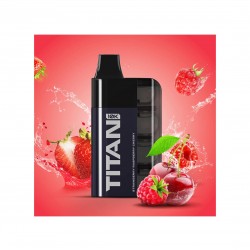 TITAN Strawberry Raspberry Cherry 8x2ml 20mg 10000 ρουφηξιές