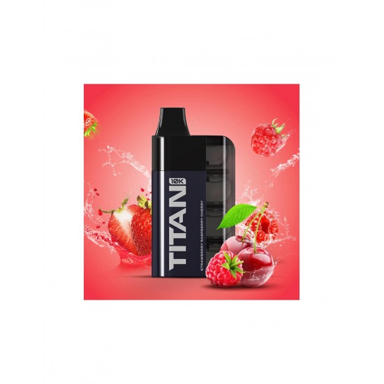 TITAN Strawberry Raspberry Cherry 8x2ml 20mg 10000 ρουφηξιές