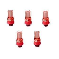 Acrylic 510 Drip Tip Red
