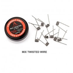 Rofvape Mix Twisted Prebuilt Wire 0.45ohm 0.2*0.8 26GA 10pcs