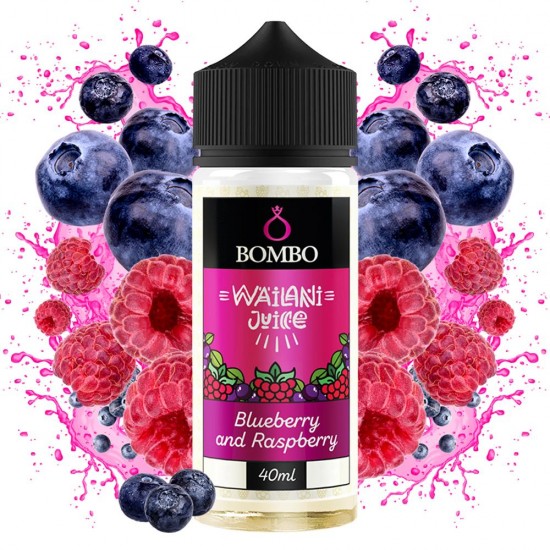 Blueberry and Raspberry Wailani Juice 40ml/120ml Flavorshot By Bombo