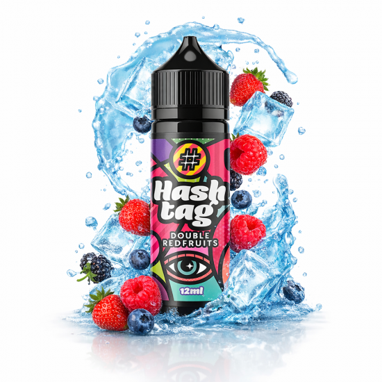 Hashtag Double Red Fruits Ice #40 άρωμα αναπλήρωσης 12ml 120ml FS