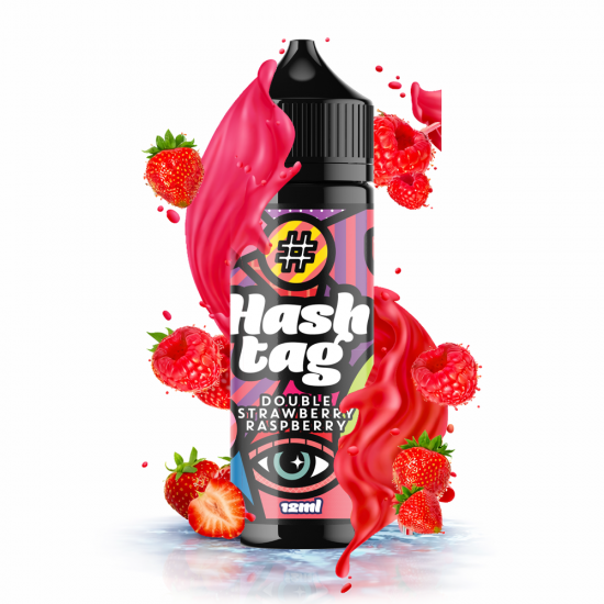 Hashtag Double Strawberry Raspberry Ice #43 άρωμα αναπλήρωσης 12ml 120ml FS